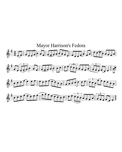 Mayor Harrison's Fedora