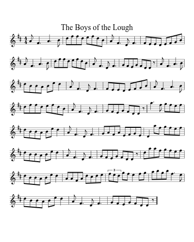 The Boys Of The Lough (Version 3)