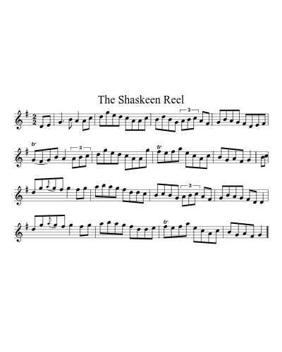The Shaskeen Reel