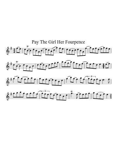 Pay The Girl Her Fourpence