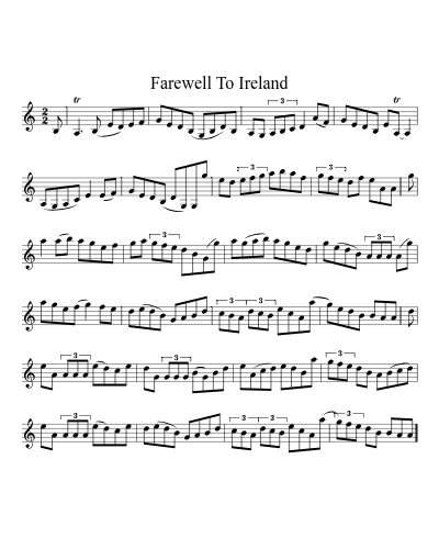 Farewell to Ireland (Version 4)