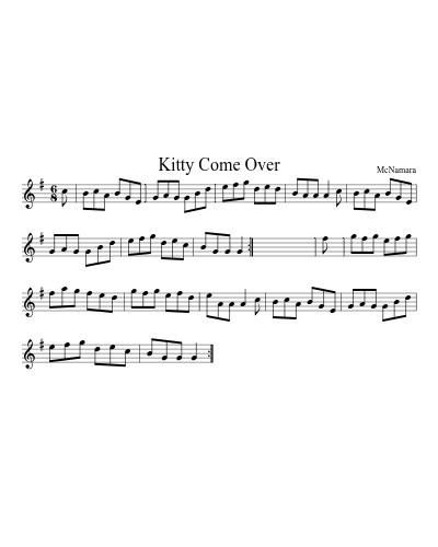 Kitty Come Over (Version 2)