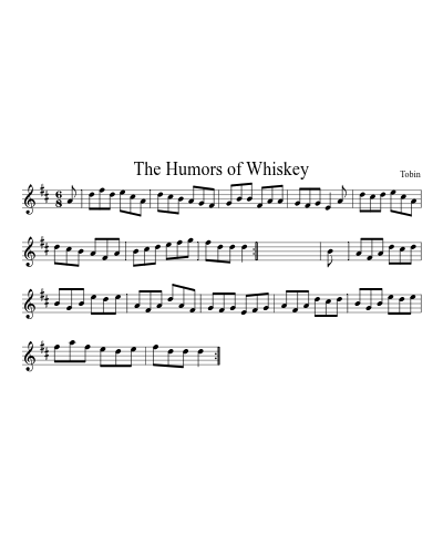 The Humors of Whiskey (Version 3)