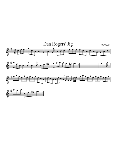 Dan Rogers' Jig (Version 2)