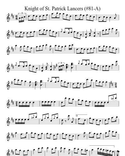 Knight of St. Patrick Lancers (#81-A)