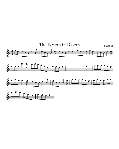 The Besom In Bloom (Version 2) sheet music preview