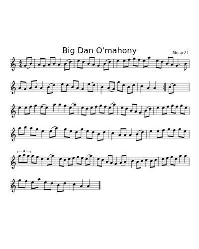 Big Dan O'Mahony (Version 3)