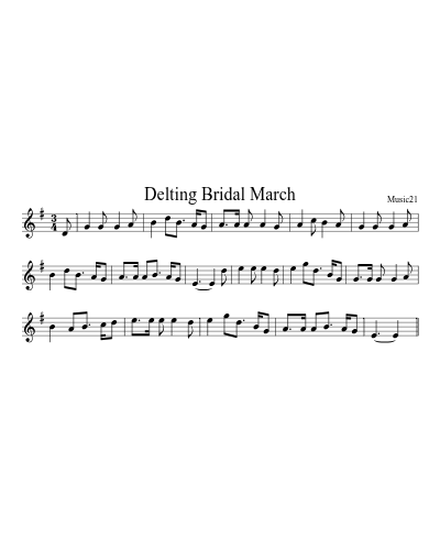 Delting Bridal March preview