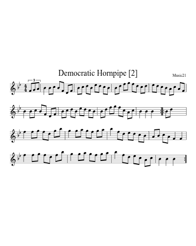 Democratic Hornpipe [2] preview