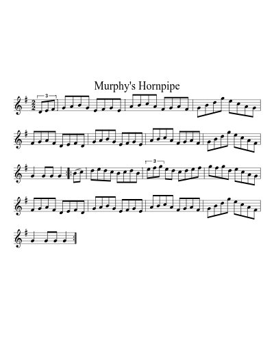 Murphy's Hornpipe (Version 3) preview