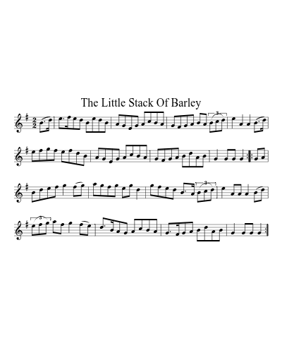 The Little Stack of Barley (Version 2)