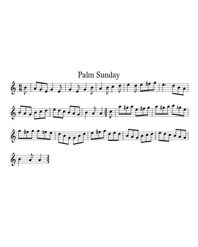 Palm Sunday (Version 3) preview