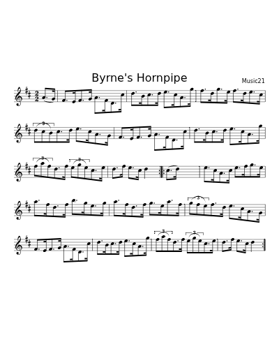 Byrne's hornpipe (Version 3)
