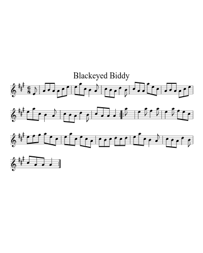 Blackeyed Biddy (Version 3)