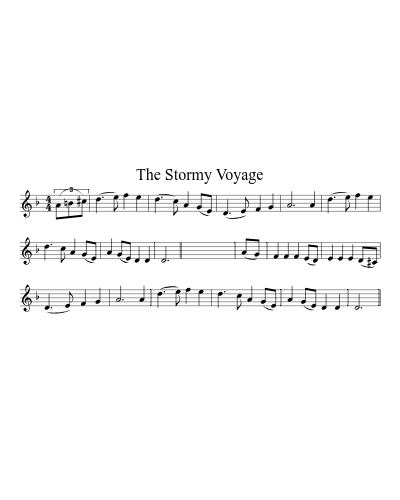 The Stormy Voyage preview