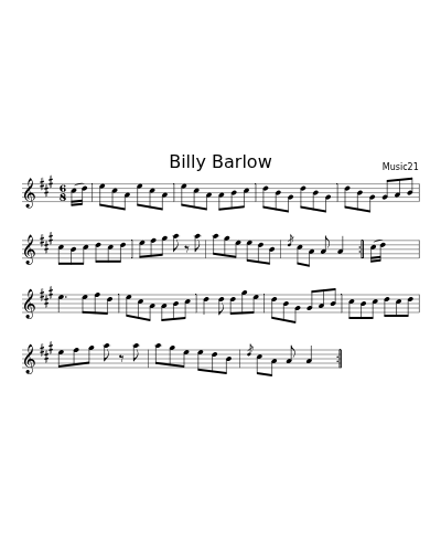Billy Barlow (Version 3)