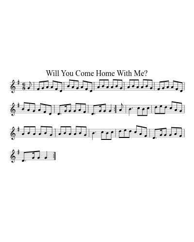 Will You Come Home With Me? (Version 3) preview