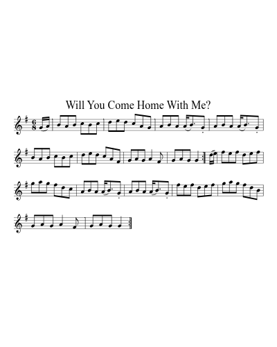 Will You Come Home With Me? (Version 4) preview