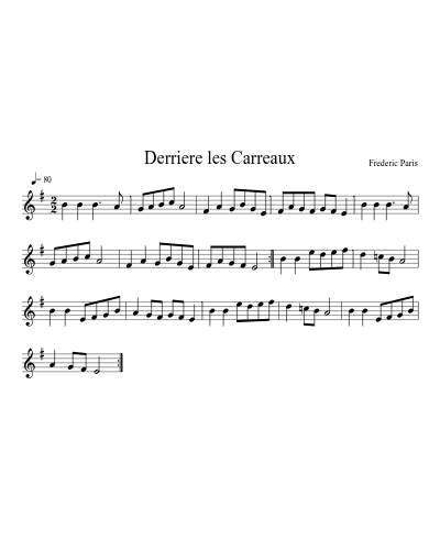 Derriere les Carreaux preview