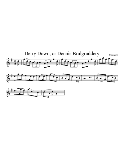 Derry Down, or Dennis Brulgruddery preview