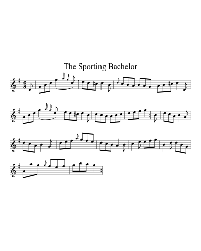 The Sporting Bachelor (Version 2)