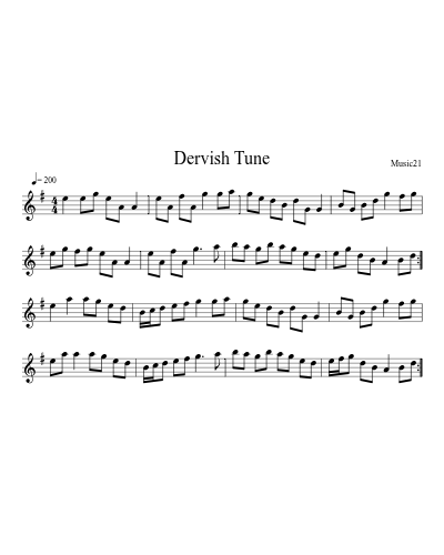 Dervish Tune