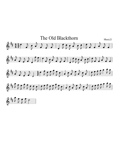 The Old Blackthorn