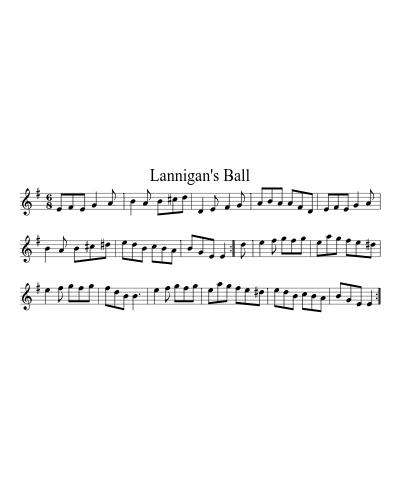 Lannigan's Ball (Version 4)
