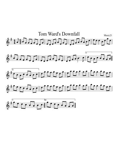 Tom Ward's Downfall (Devanny S Goat)