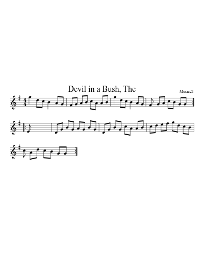 Devil in a Bush, The