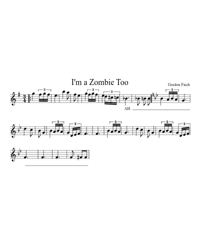 I'm a Zombie Too (Version 2)