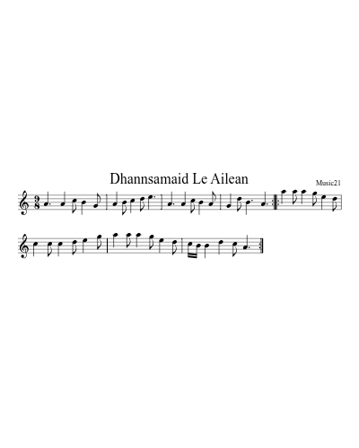 Dhannsamaid Le Ailean