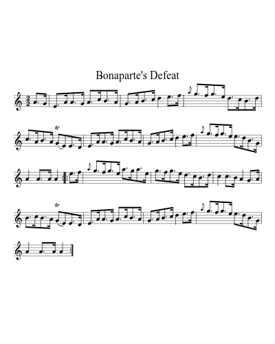 Bonaparte's Defeat (Version 3)