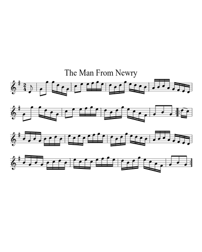 The Man From Newry (Version 3)