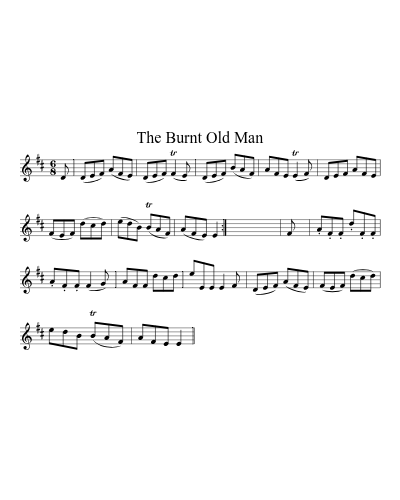 The burnt old man (Version 2) preview