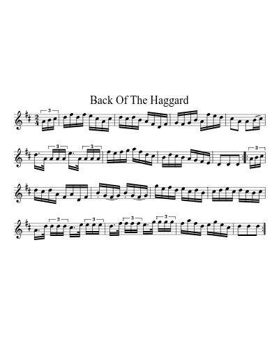 Back Of The Haggard (Version 3)