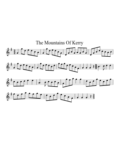 The Mountains of Kerry (Version 3)