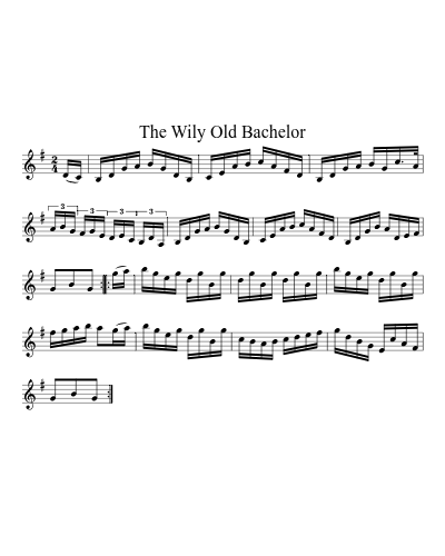 The Wily Old Bachelor (Version 2)