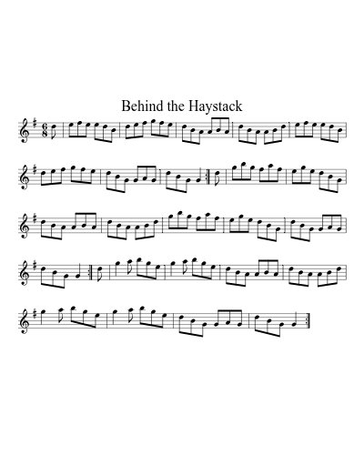 Behind the Haystack (Version 3)