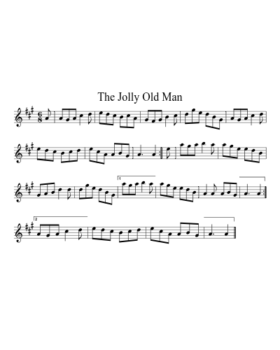 The Jolly Old Man (Version 2)