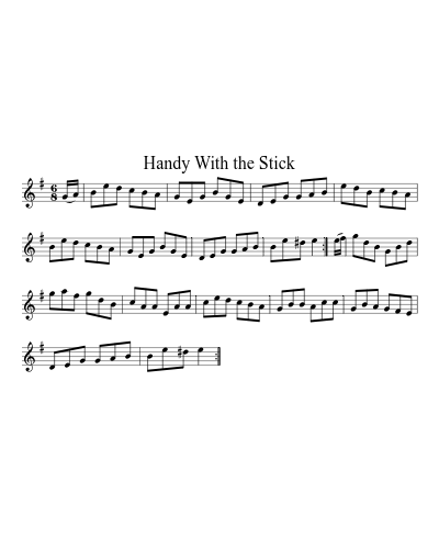 Handy with the Stick (Version 3) preview