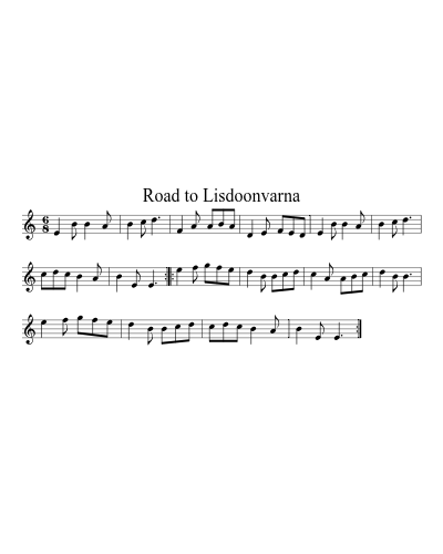 Road to Lisdoonvarna