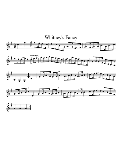 Whitney's Fancy (Version 2)