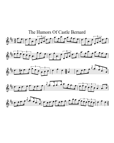 The Humors Of Castle Bernard (Version 2)