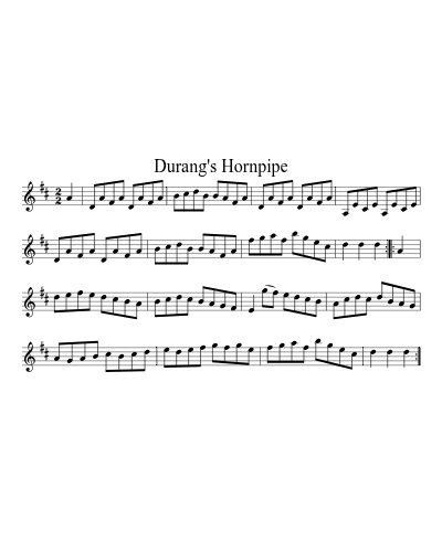 Durang's Hornpipe (Version 3)