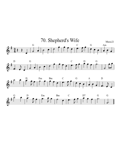 70. Shepherd's Wife