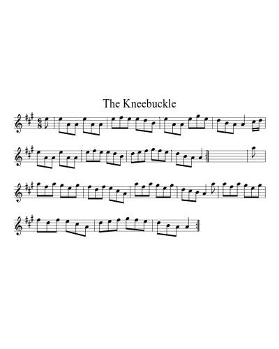 The kneebuckle (Version 3)