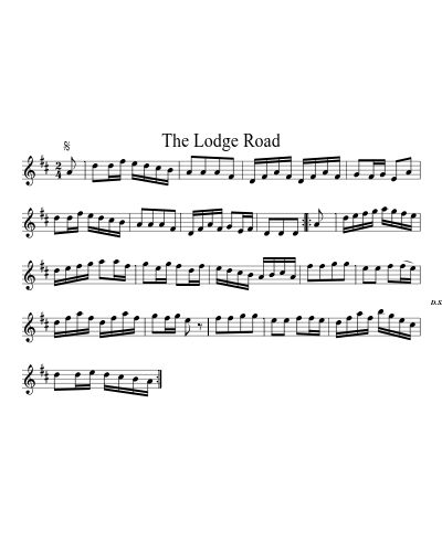 The Lodge Road (Version 2)