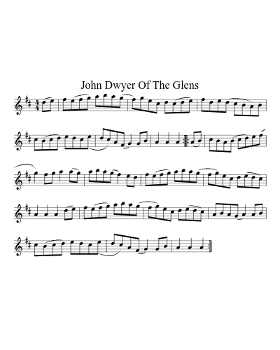 John Dwyer Of The Glens