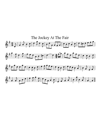 The Jockey at the Fair (Version 2) sheet music preview